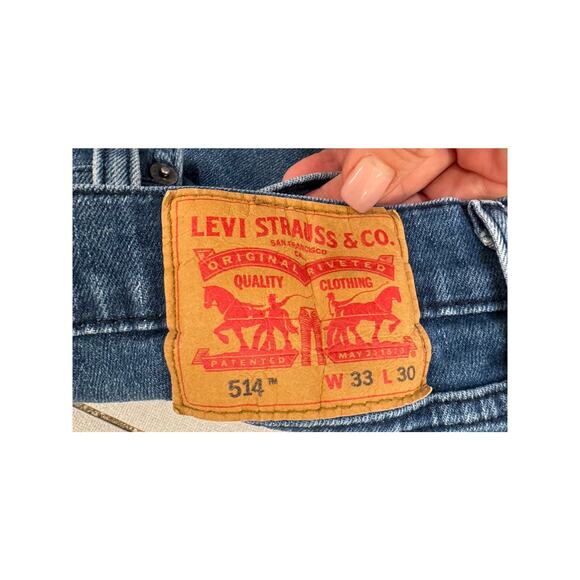 Levi Jeans 514 33X30 Straight Leg Flex Fit - Picture 6 of 7
